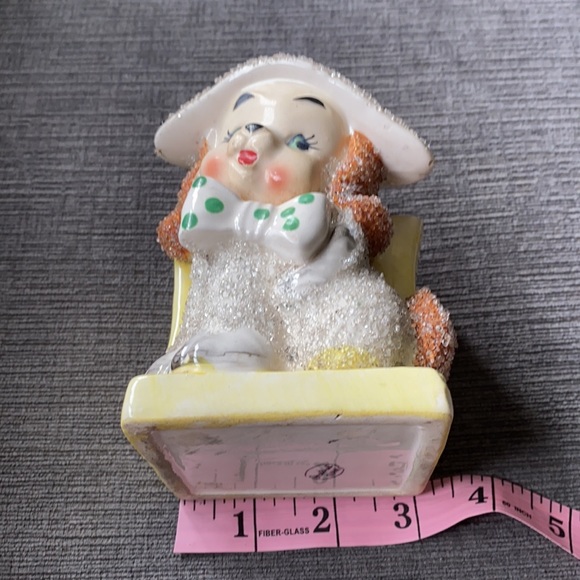 Vtg Grantcrest sugar coated small dog planter - Picture 8 of 11